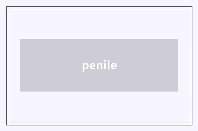 penile