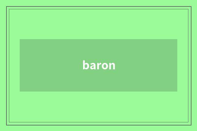 baron