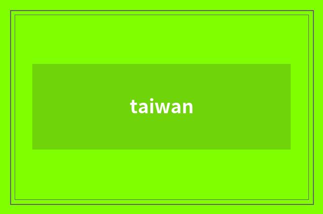 taiwan
