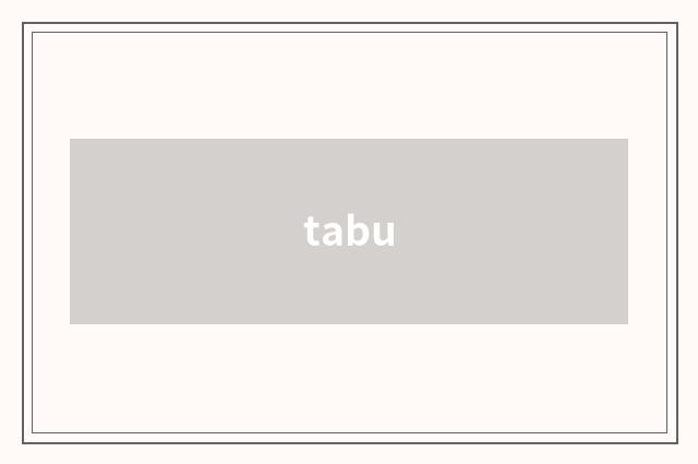 tabu