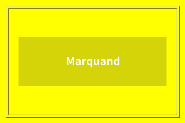 Marquand