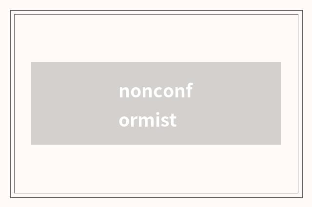 nonconformist