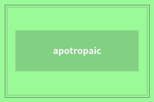 apotropaic