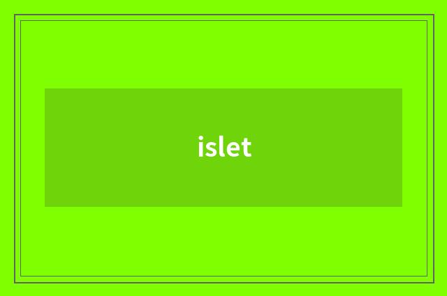 islet