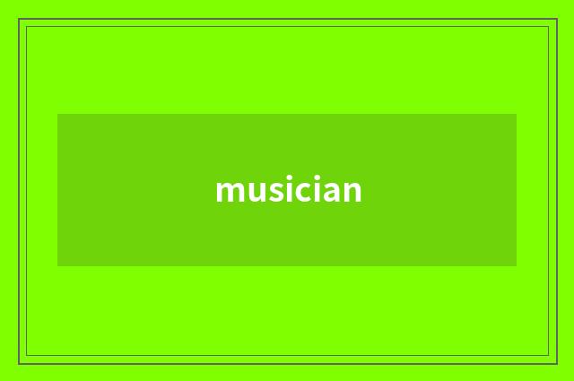 musician