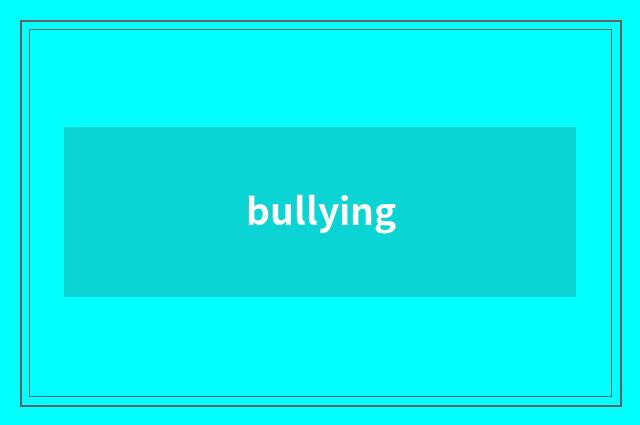 bullying