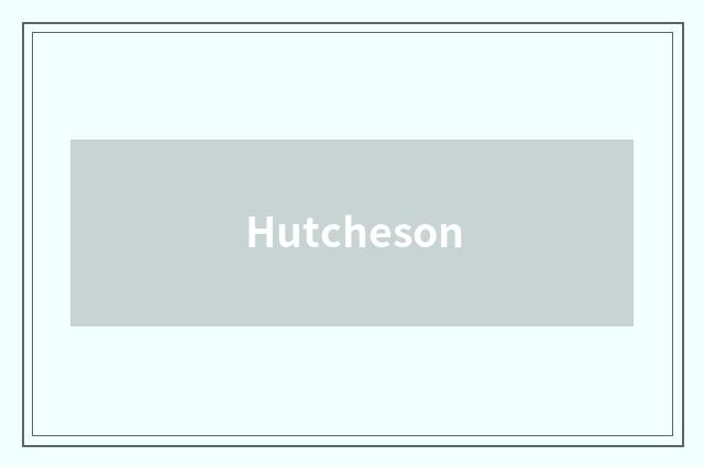 Hutcheson