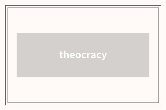 theocracy