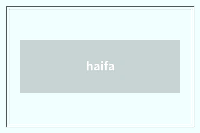 haifa