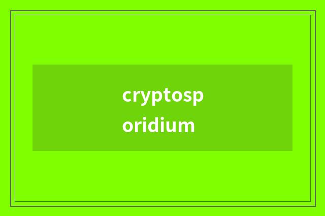 cryptosporidium