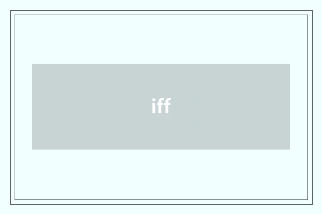 iff