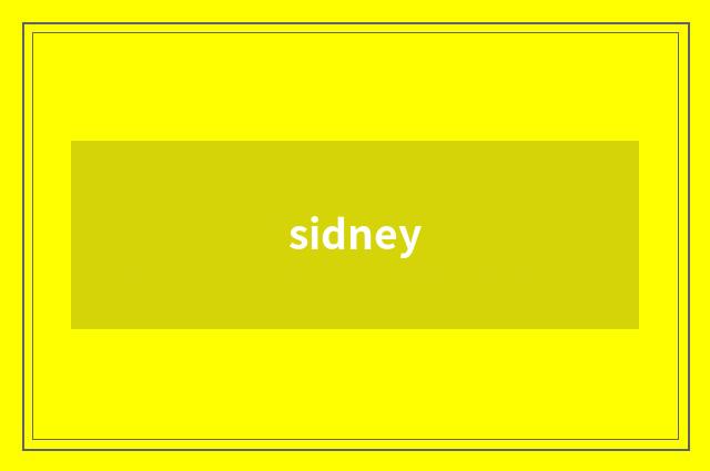 sidney