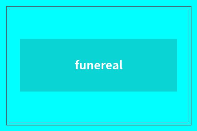 funereal