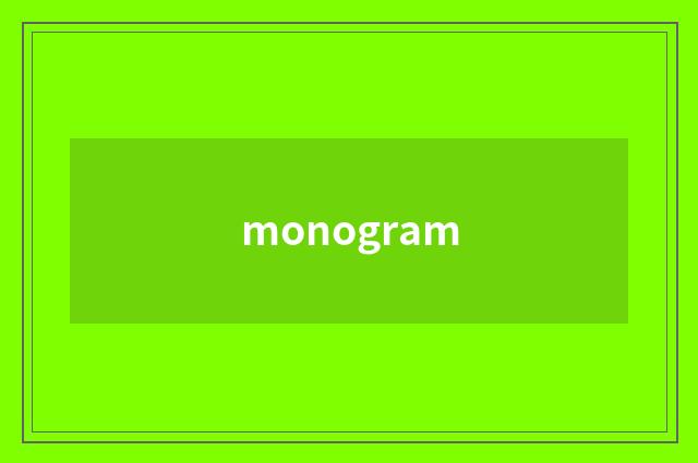 monogram