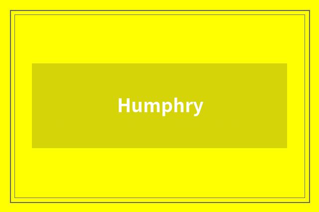 Humphry