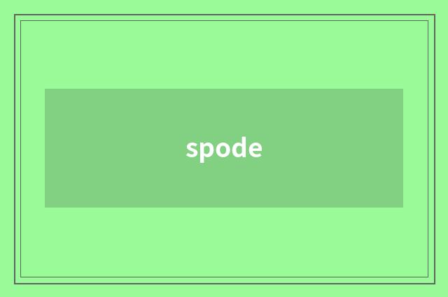 spode