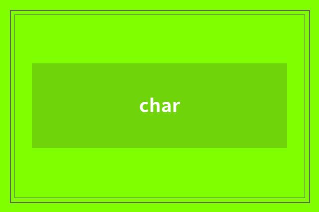 char