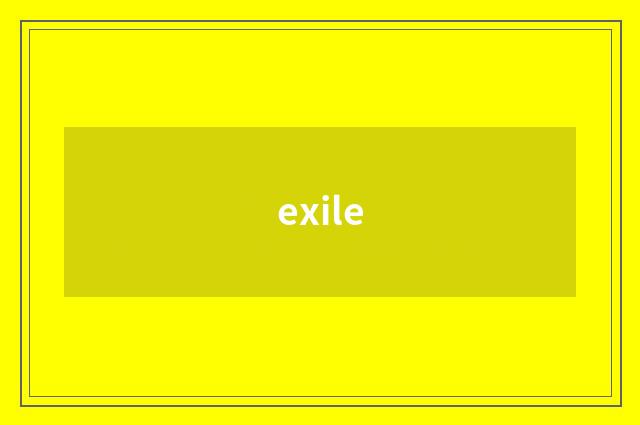 exile