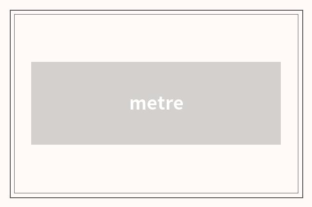metre