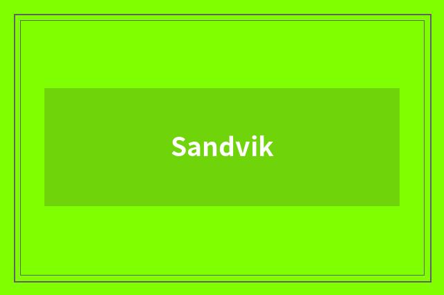 Sandvik