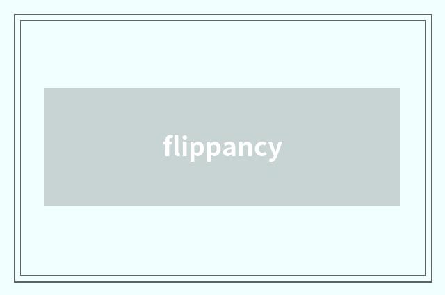 flippancy