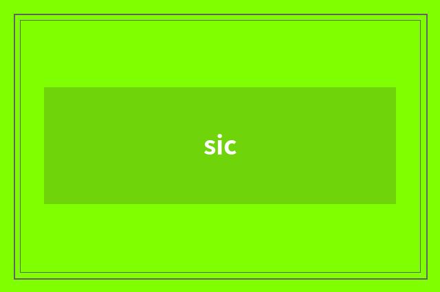 sic