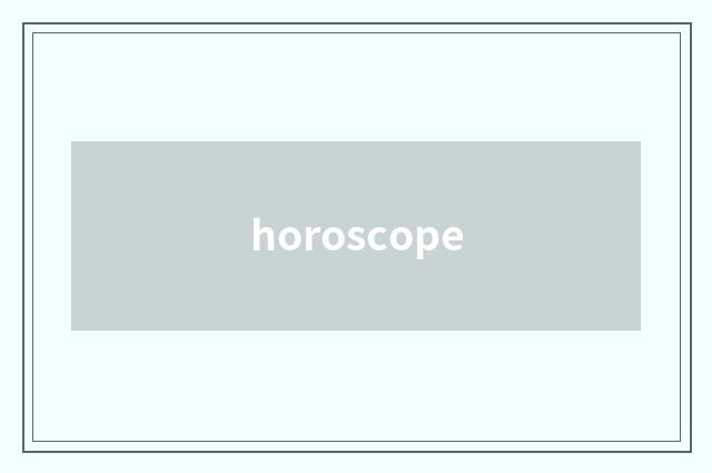 horoscope