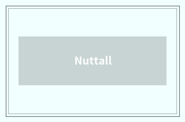Nuttall