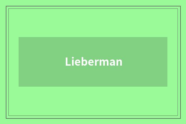 Lieberman