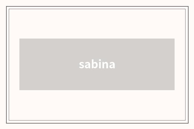 sabina