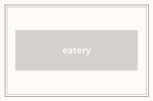 eatery