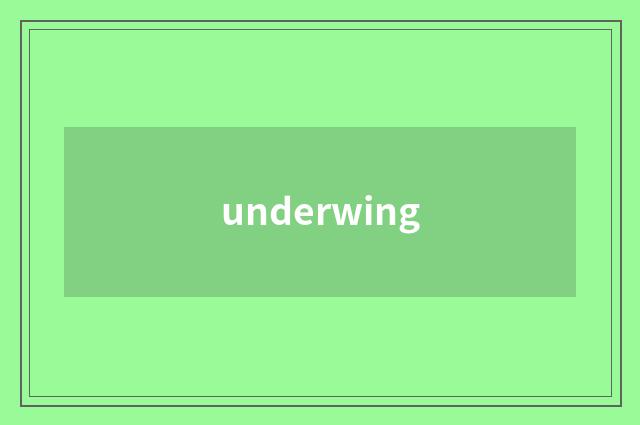 underwing