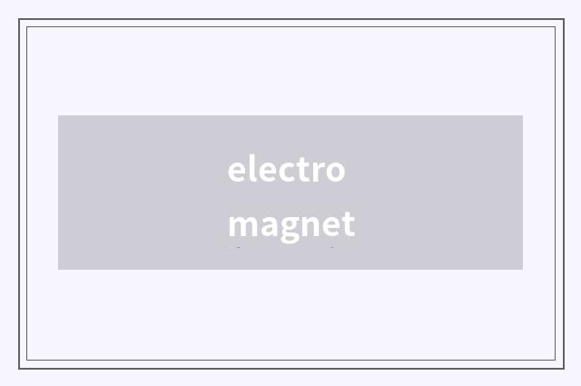 electromagnet