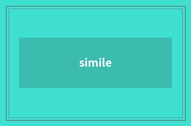 simile