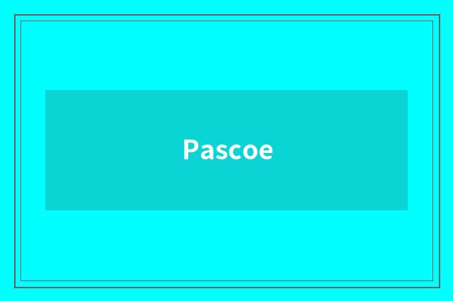 Pascoe