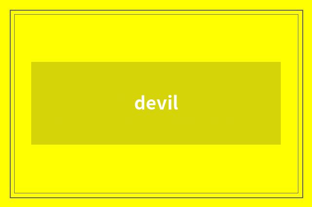 devil