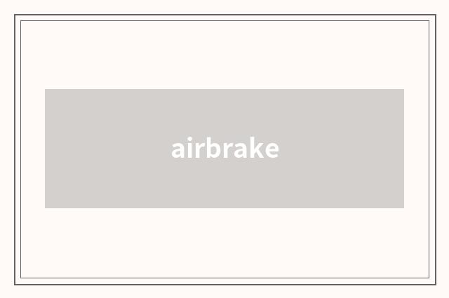 airbrake