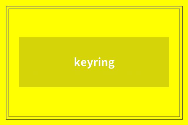 keyring