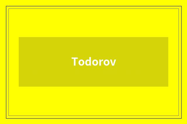 Todorov