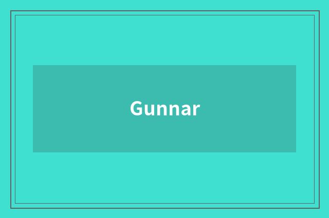 Gunnar