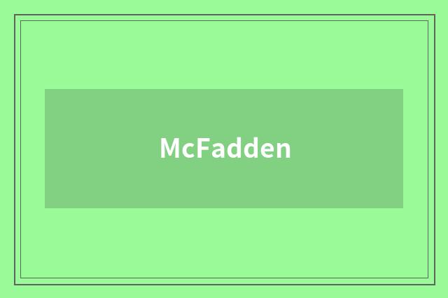 McFadden