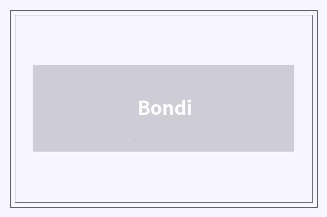 Bondi