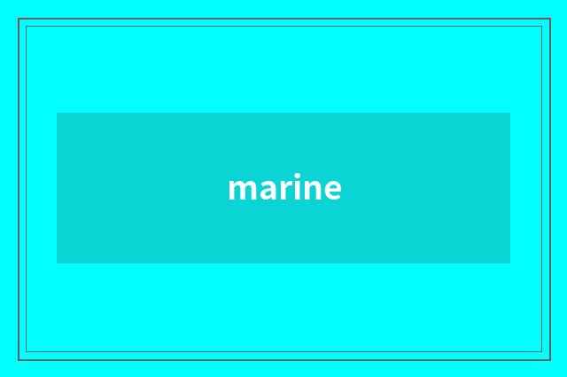 marine
