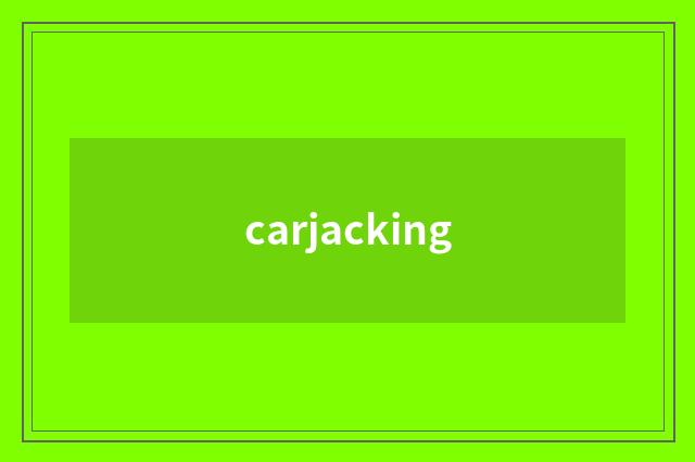 carjacking