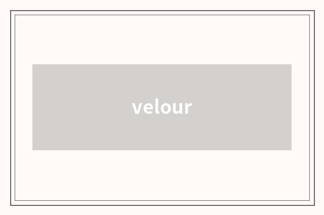velour
