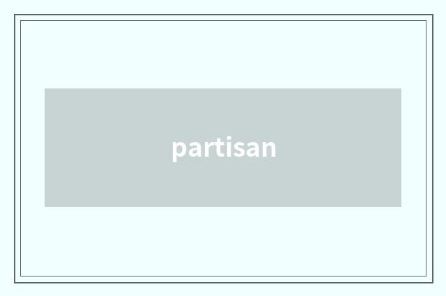 partisan