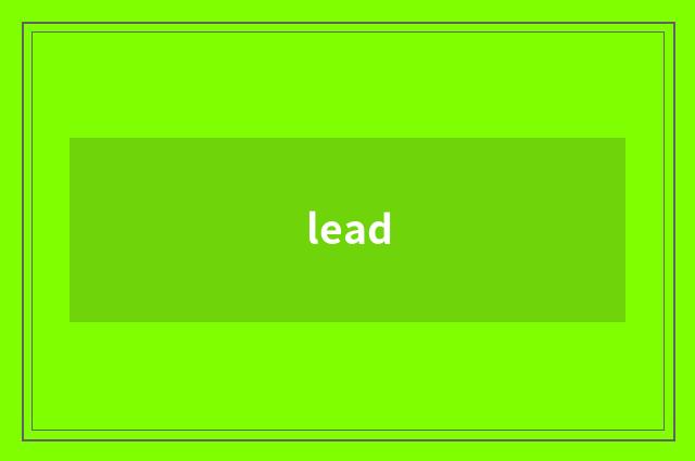 lead