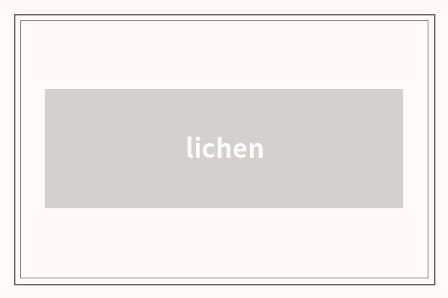 lichen