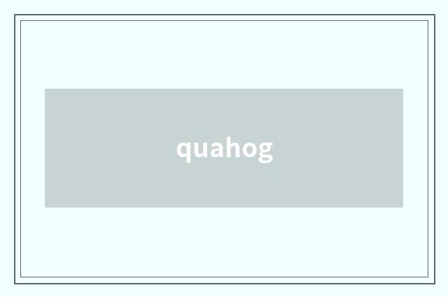 quahog