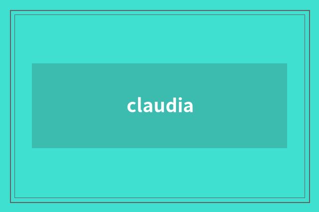 claudia